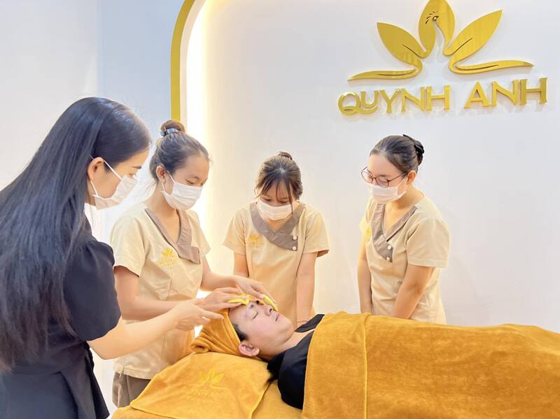 Quỳnh Anh Beauty & Spa - một trong những trung tâm đào tạo chăm sóc da ở Nha Trang hàng đầu hiện nay